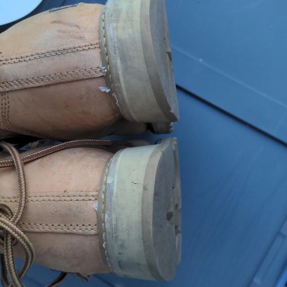 Timberland Pro Tan Steel Toe Boots 11W - Picture 9 of 12